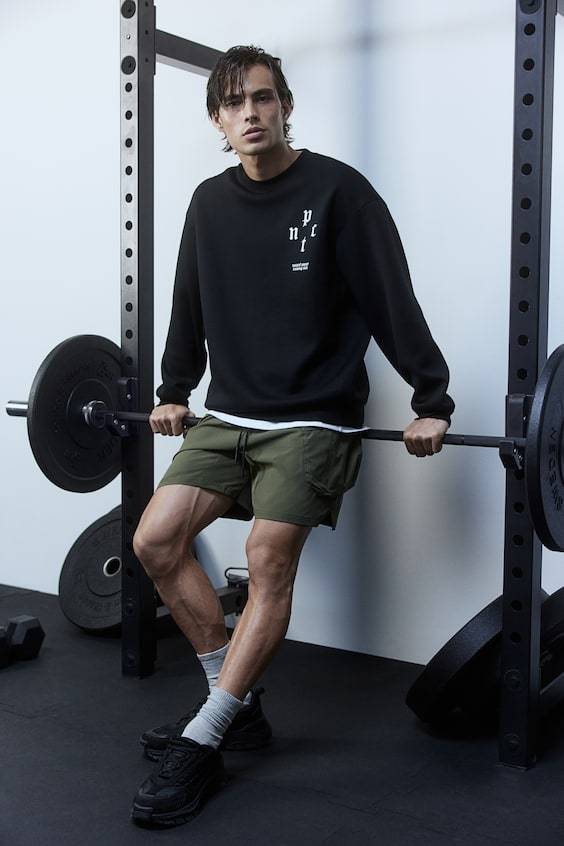 HM DryMove™ Sport-Sweatshirt Kostenloser Versand international