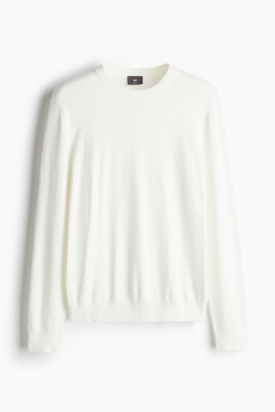 HM Feinstrickpullover Slim Fit Schlussverkauf