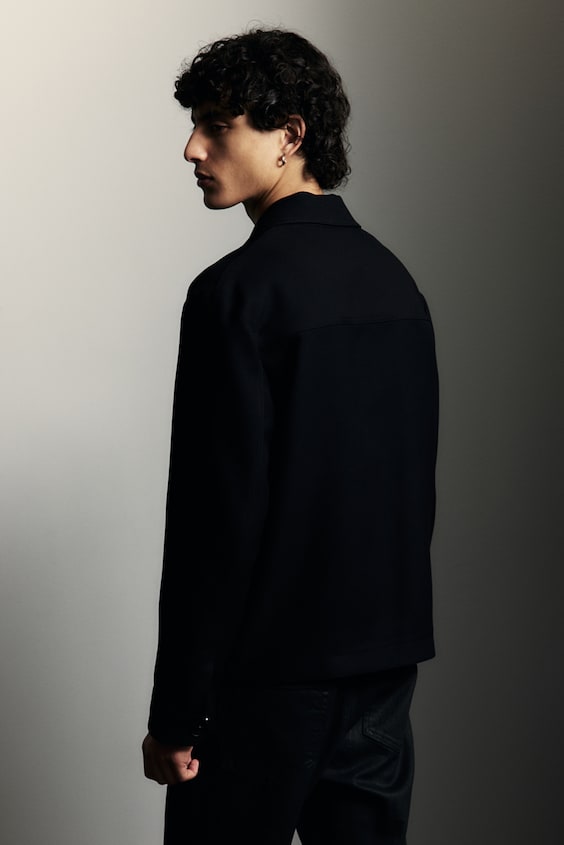 HM Twill-Shacket in Regular Fit Blitzverkäufe