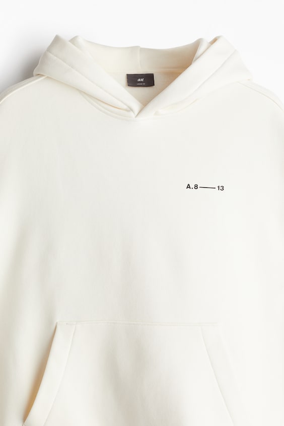 HM Bedruckter Hoodie in Oversized Fit Online Shopping
