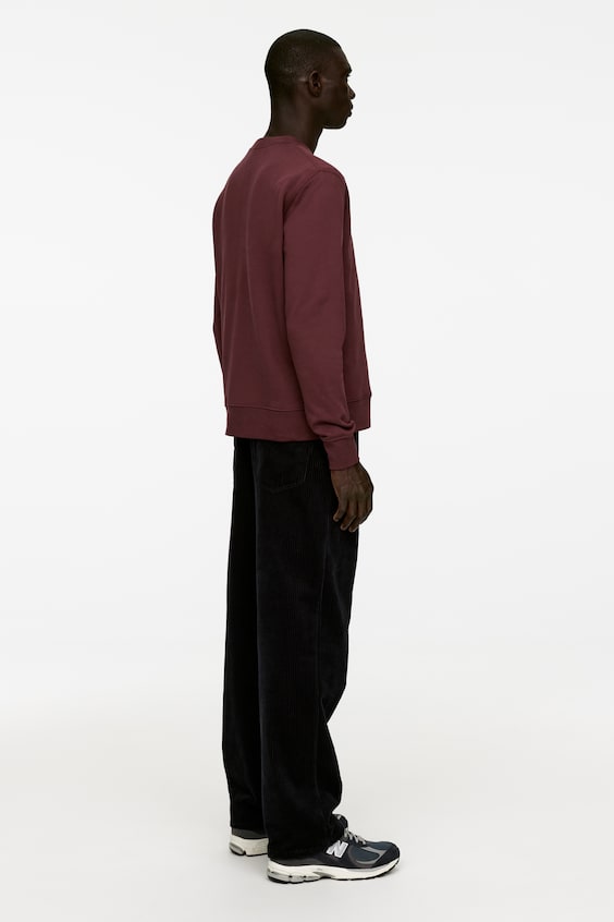 HM Sweatshirt aus French Terry Saisonschlussverkauf