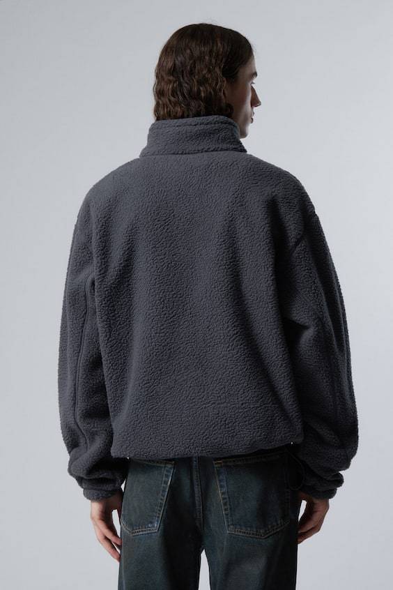 HM Fleece-Pullover mit Half-Zip Heißer Verkauf