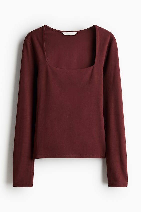 HM Langarmshirt aus Jersey Bis zu 55% Rabatt