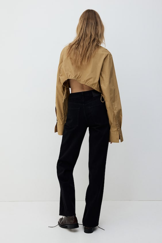 HM Wide High Jeans Discount Store für neue Produkte