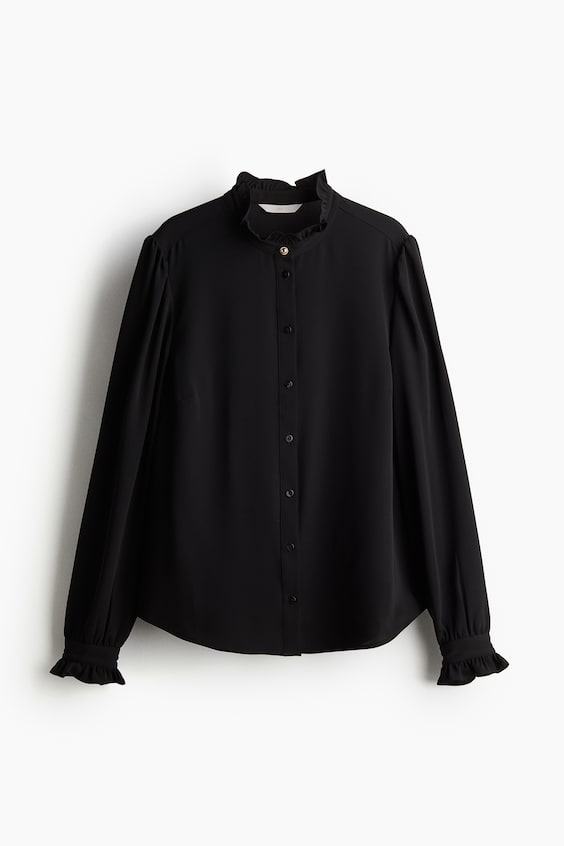 HM Bluse mit Volants Clearance-Verkauf