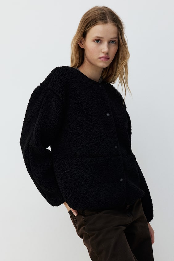 HM Teddy jacket Schlussverkauf