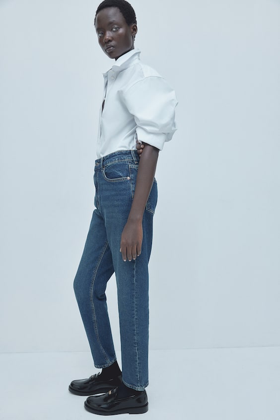 HM Slim Mom High Ankle Jeans Meist gekauft