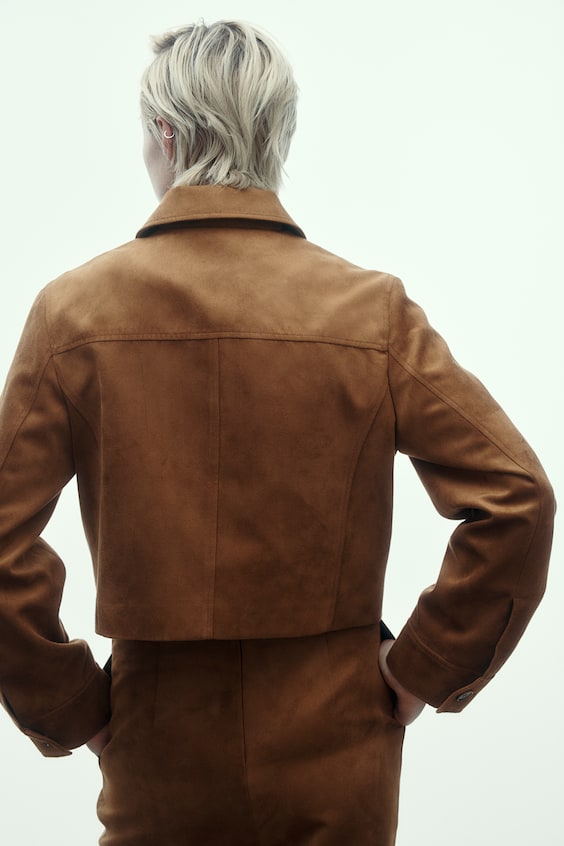 HM Jacke aus einem angerauten Stoff Fabrikpreis