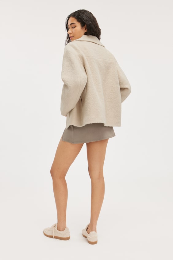 HM Einreihige Jacke aus Wollmischung Rabatt