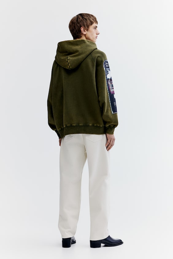 HM Baumwoll-Hoodie in Oversized Fit Weihnachtsangebot
