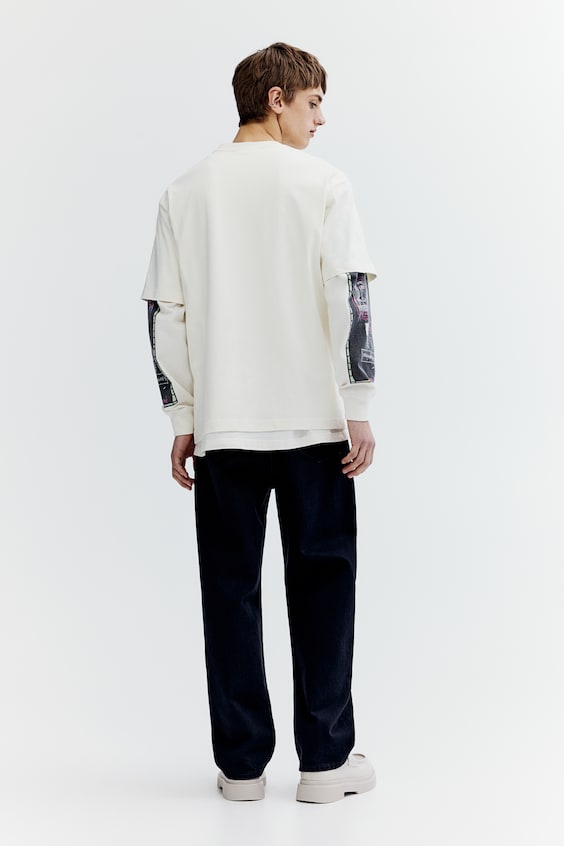 HM Baumwoll-T-Shirt in Relaxed Fit Muttertagsangebot