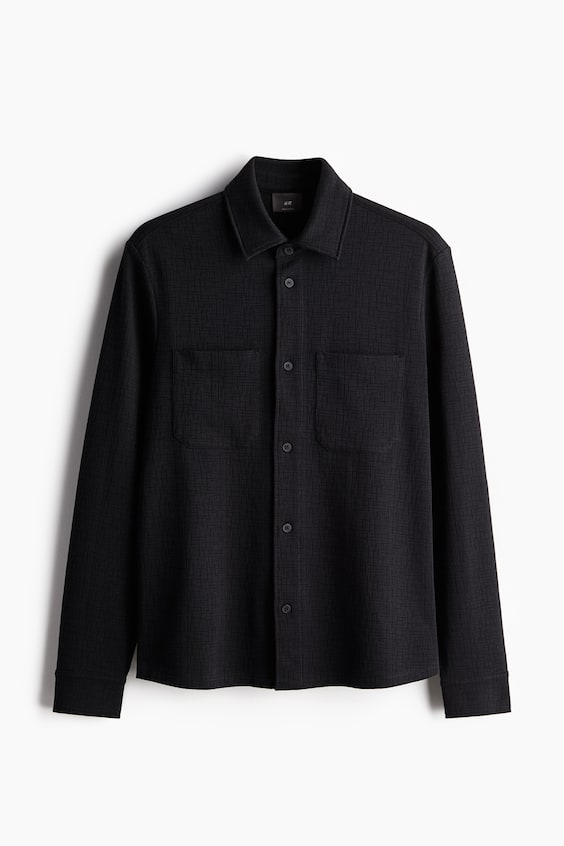 HM Overshirt mit Struktur in Regular Fit Valentinstagsangebot