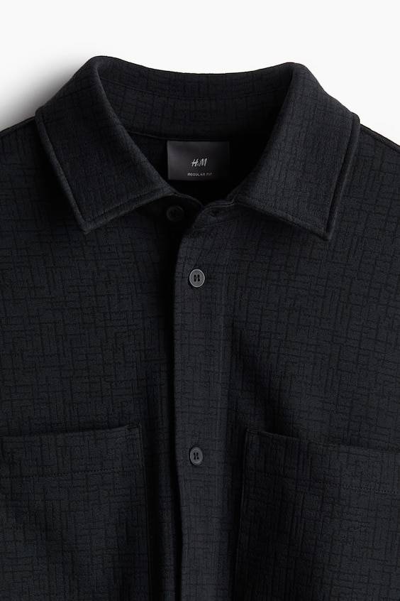HM Overshirt mit Struktur in Regular Fit Valentinstagsangebot