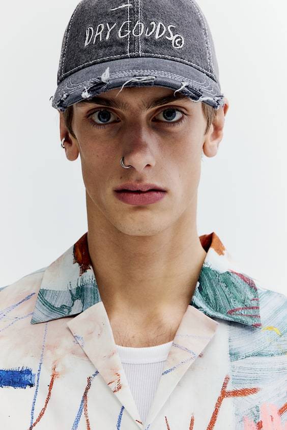 HM Freizeithemd aus Baumwolle in Loose Fit Online Outlet