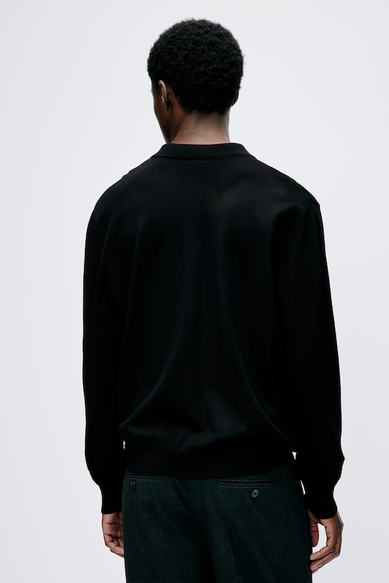 HM Feinstrick-Poloshirt in Slim Fit Bestseller