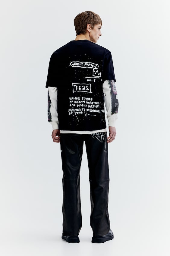 HM Gerade Lederhose in Relaxed Fit Saisonale Angebote
