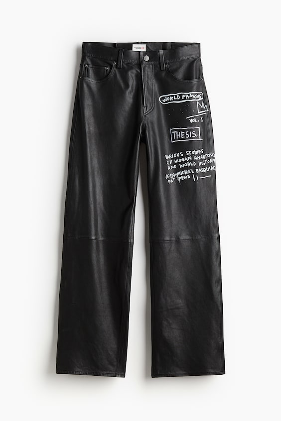 HM Gerade Lederhose in Relaxed Fit Saisonale Angebote
