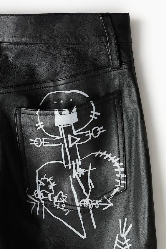 HM Gerade Lederhose in Relaxed Fit Saisonale Angebote