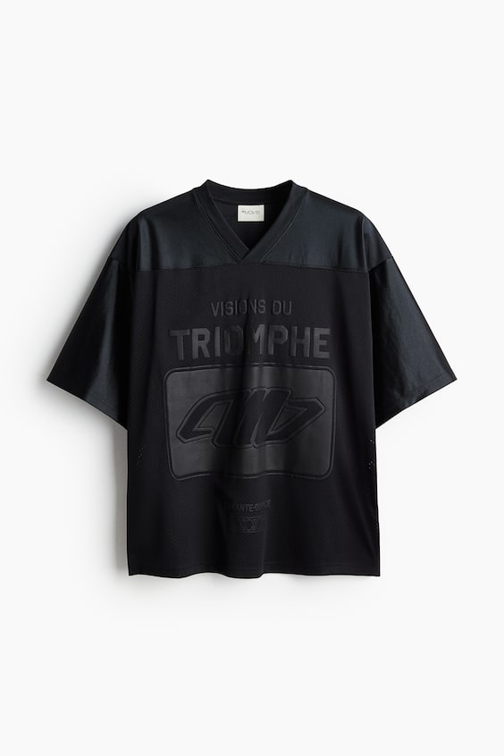 HM Loose Fit Printed sports top in DryMove™ Neueste Stile