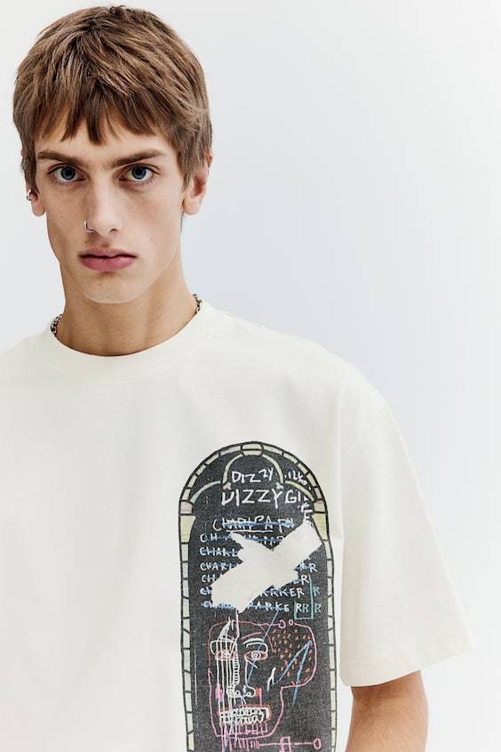 HM Baumwoll-T-Shirt in Relaxed Fit Letzte 2 Tage