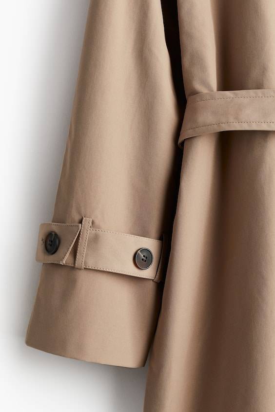 HM Zweireihiger Trenchcoat Zeitbegrenzte Promotion