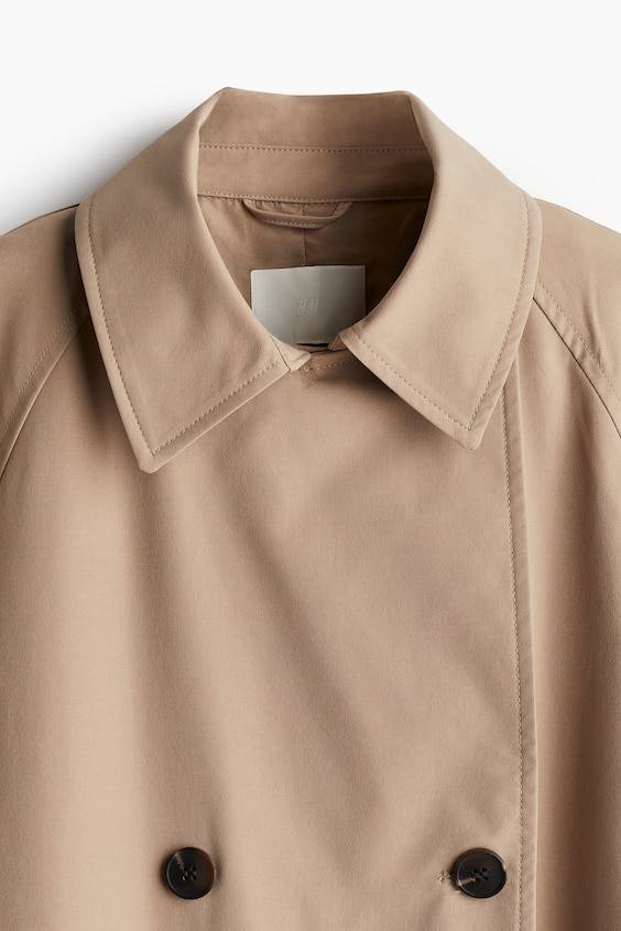 HM Zweireihiger Trenchcoat Zeitbegrenzte Promotion