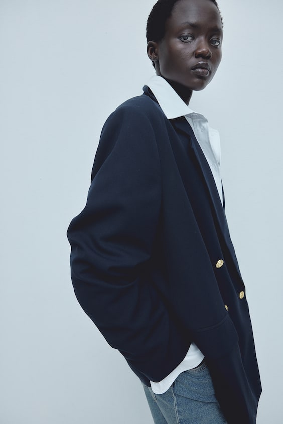 HM Zweireihiger Blazer 50% Rabatt mit kostenlosem Versand