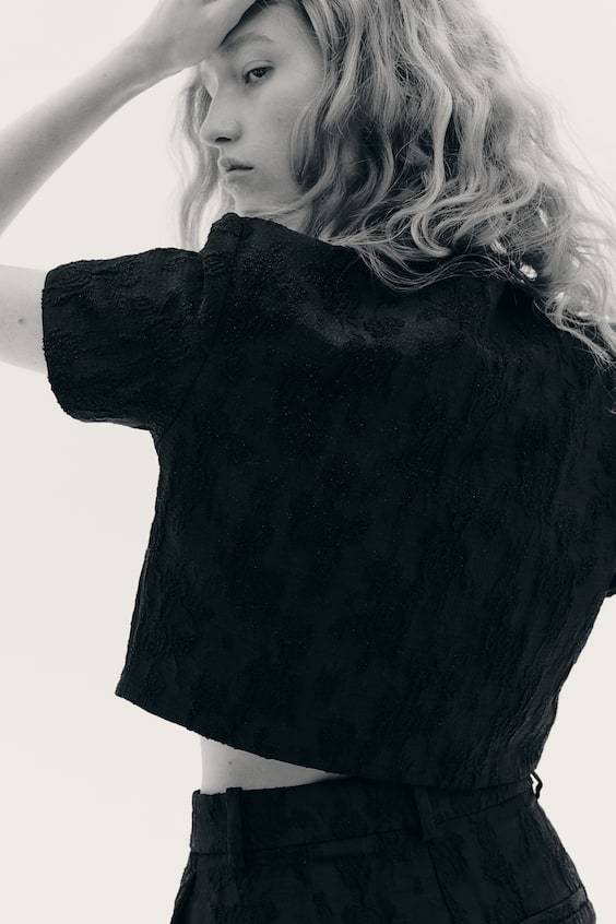HM Cropped Bluse 50% Rabatt für begrenzte Zeit