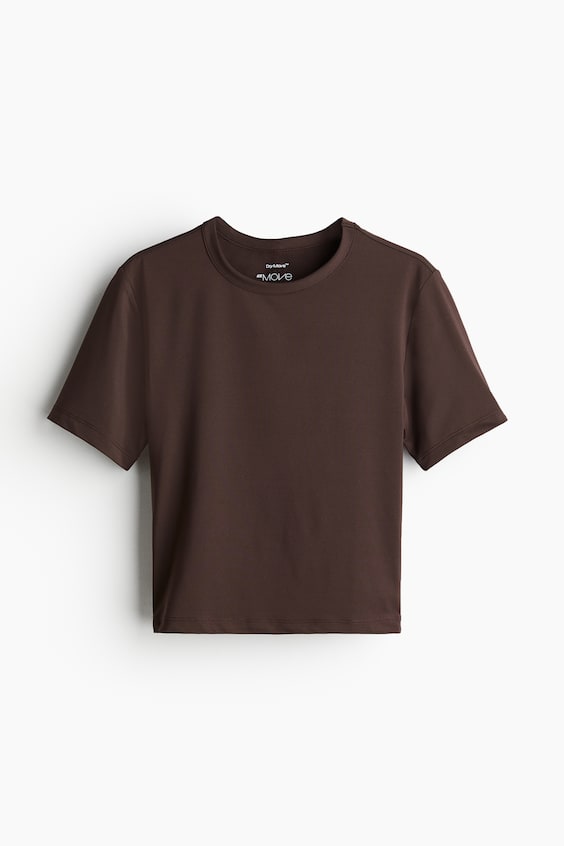 HM Kurzes Sportshirt aus DryMove™ Fabrikverkauf