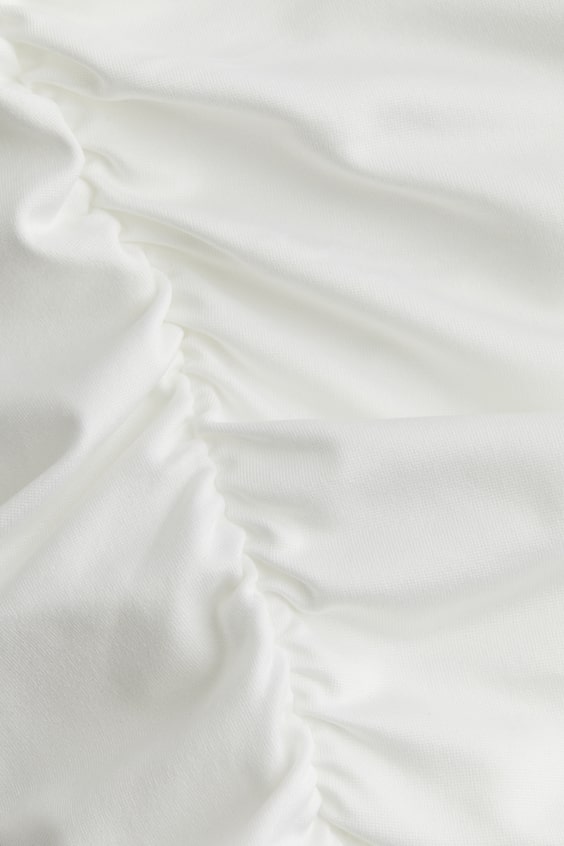 HM Schulterfreier Body mit Raffungen Großer Ausverkauf