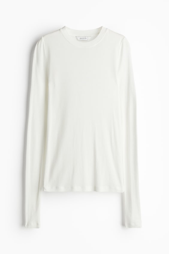 HM Jerseyshirt aus Pima-Baumwolle Neueste Stile