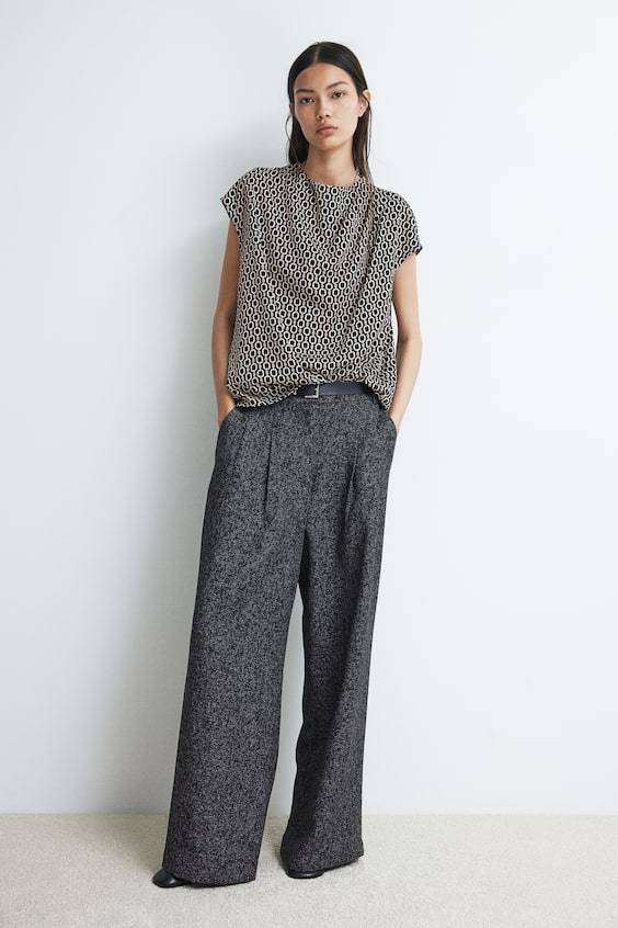 HM Draped blouse