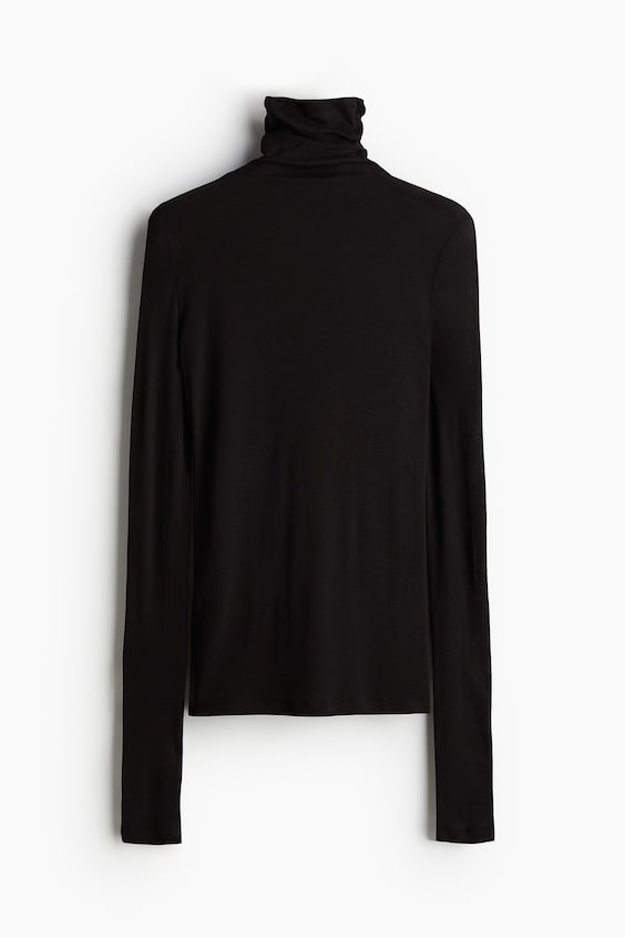 HM Shirt mit Turtleneck aus Pima-Baumwolle Discount Store für neue Produkte