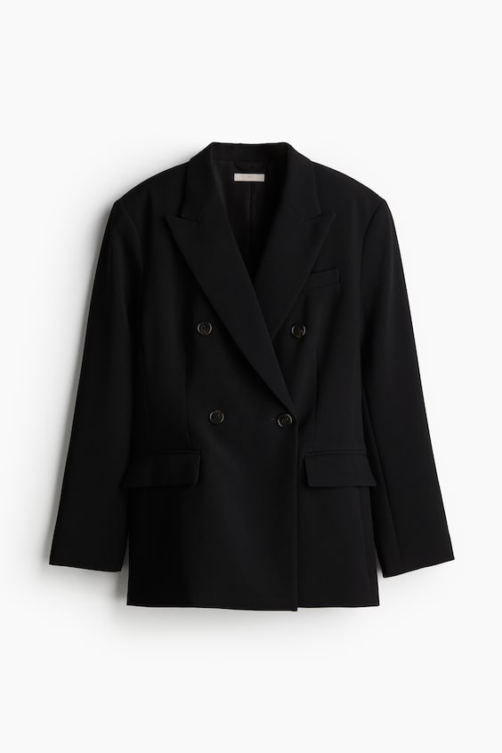 HM Zweireihiger Sanduhr-Blazer Nur noch ein Tag übrig