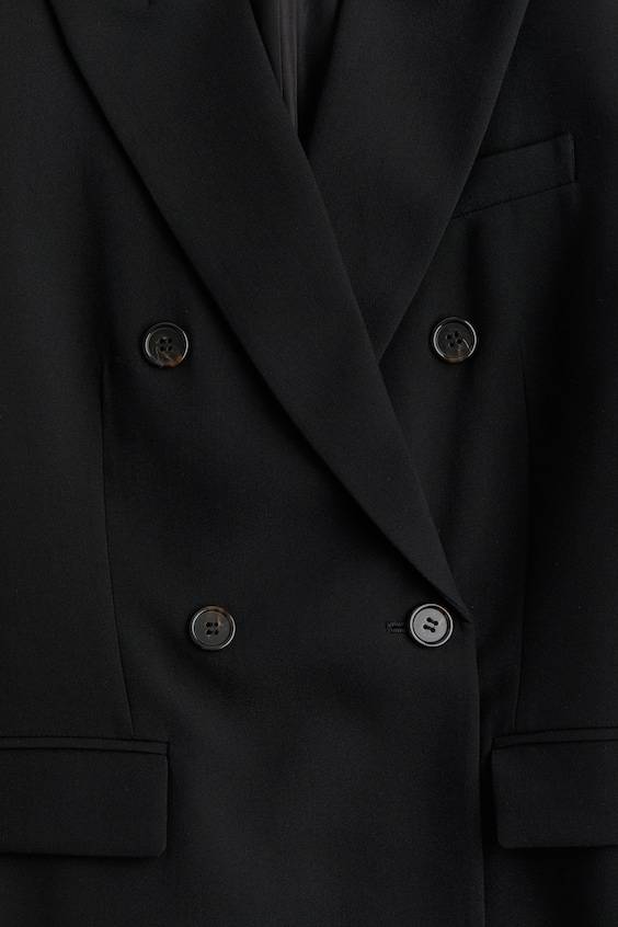 HM Zweireihiger Sanduhr-Blazer Nur noch ein Tag übrig