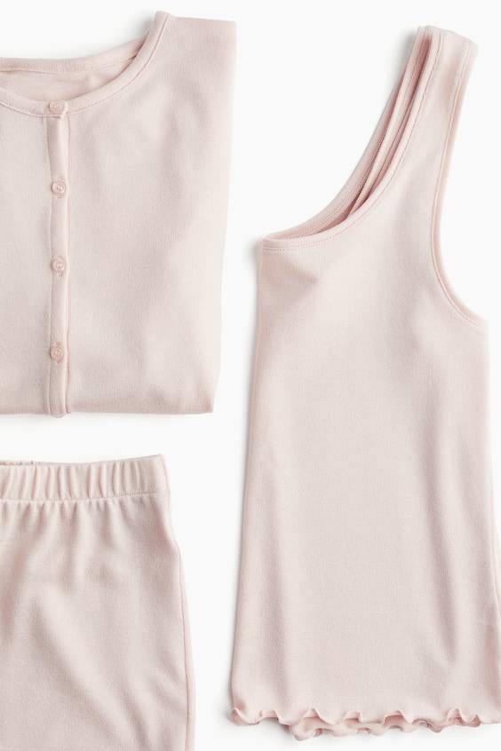 HM 3-teiliges Pyjama-Set 50% Rabatt mit kostenlosem Versand