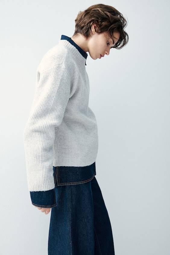 HM Gerippter Pullover Auslauf