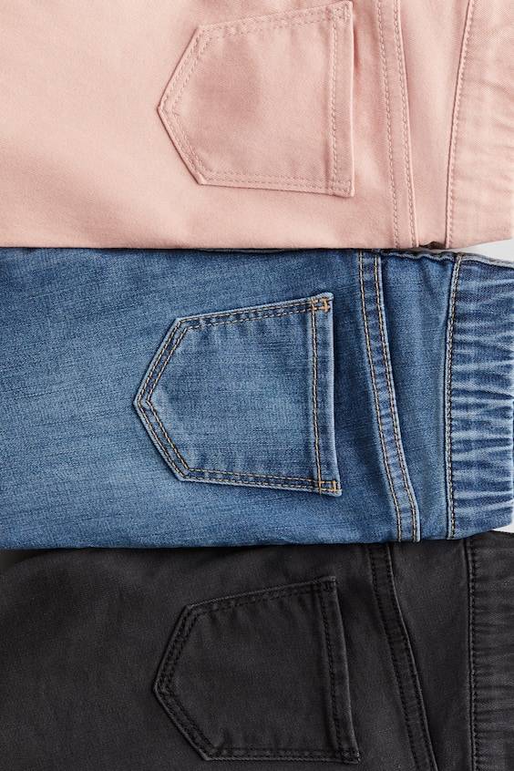 HM 3er-Pack Denimjeggings Fabrikverkauf