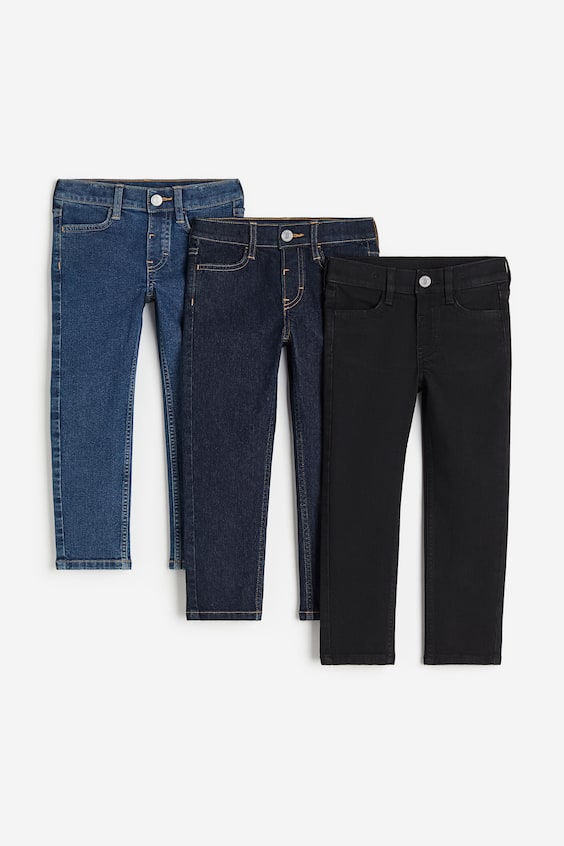 HM 3er-Pack Comfort Stretch Slim Fit Jeans Exklusivangebot
