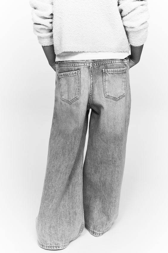 HM Denimhose mit Kordelzugdetail Top Angebot