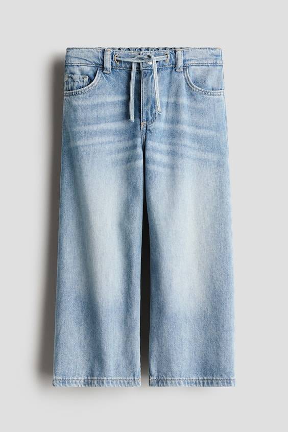HM Denimhose mit Kordelzugdetail Top Angebot