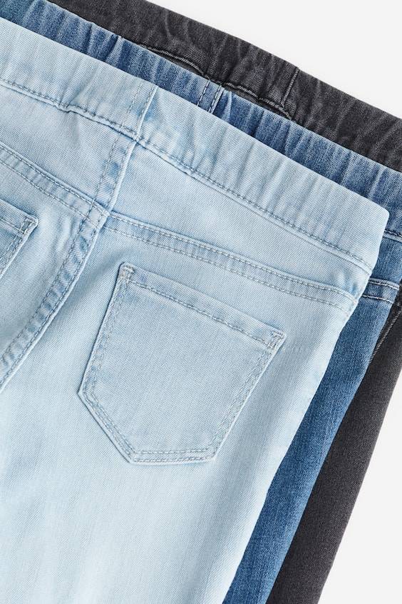 HM 3er-Pack Denimjeggings Begrenzte Freigabe