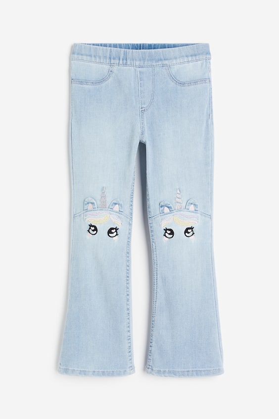 HM Superstretch Flared Leg Jeans Sonderangebot der Fabrik