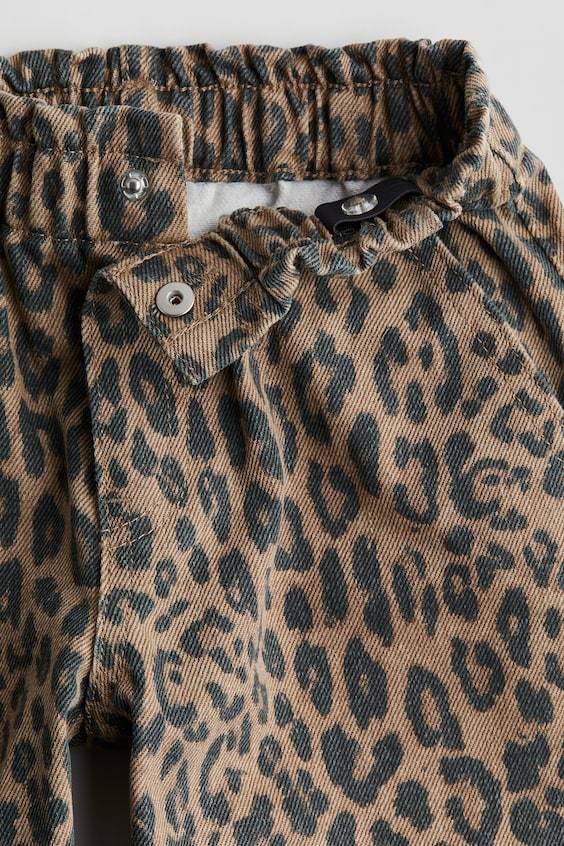HM Patterned Wide Leg Jeans Nur noch ein Tag übrig