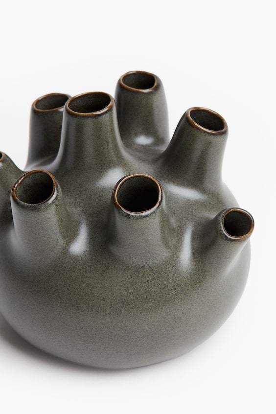 HM Kleine Vase aus Steingut Clearance-Verkauf