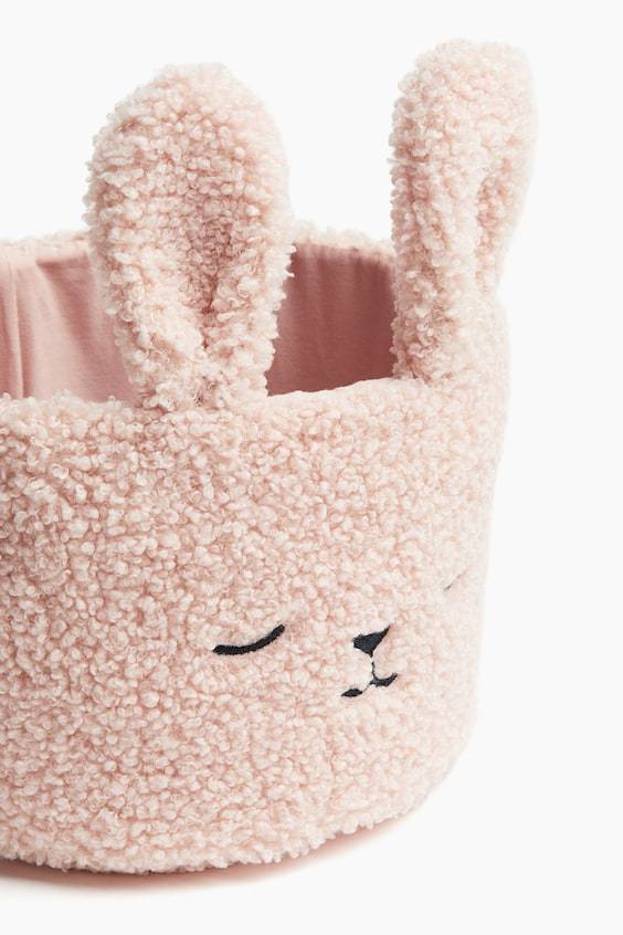 HM Aufbewahrungskorb aus Teddyfleece Kostenloser Versand international