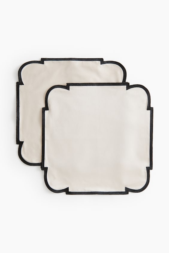 HM 2er-Pack Tischsets und Servietten aus Baumwolle Hotsell