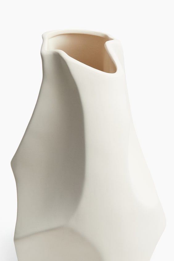 HM Hohe Vase aus Steingut Räumungsverkauf
