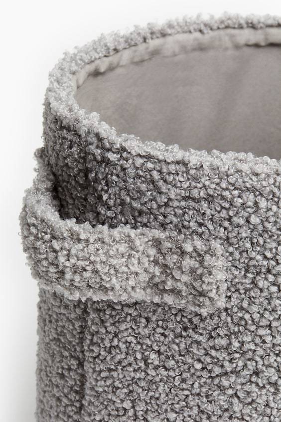 HM Kleiner Aufbewahrungskorb aus Teddyfleece JETZT KAUFEN
