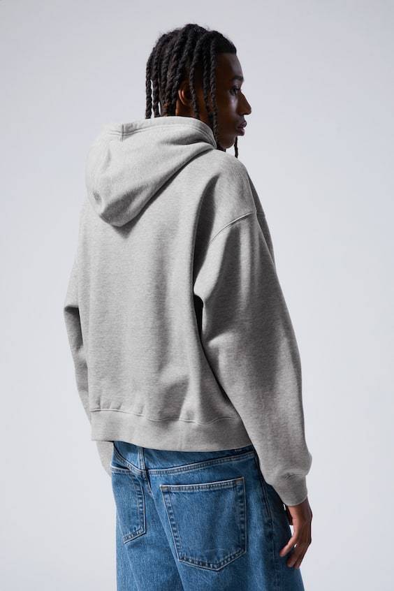 HM Kastiger, mittelschwerer Hoodie mit Reißverschluss im Angebot